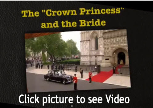 Crown Princess and the Bride-Video of 1955 Rolls Royce Hooper Bodied Limousines for weddings and special events from VintageLimos.BIZ